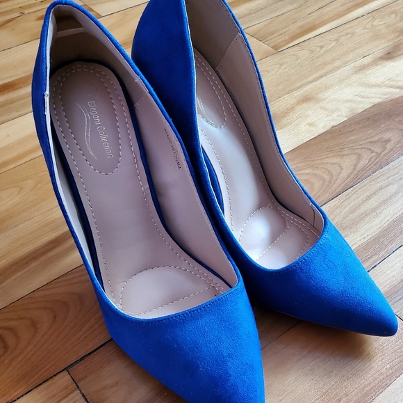 Royal Blue High Heel Shoes, size US 7 (Brand: Fashion Nova) - Picture 3 of 9